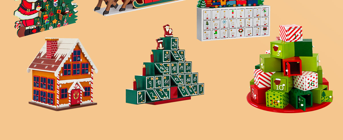 Calendario dell'avvento da riempire Babbo Natale