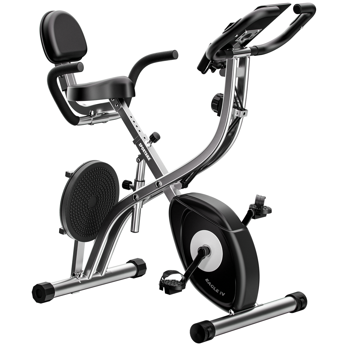 Cyclette Eagle 4 display LCD sensori pulsazioni