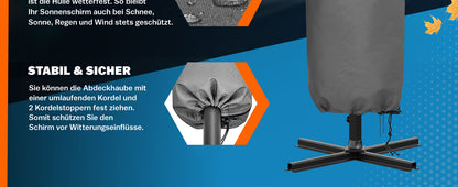 Copertura ombrellone antracite Ø 350cm