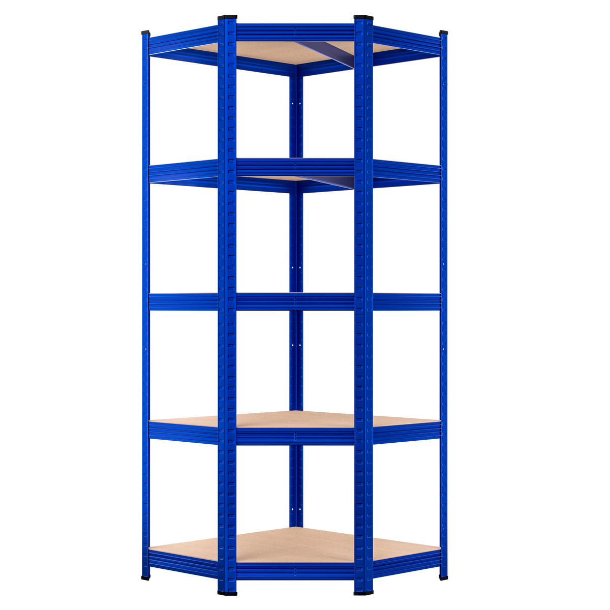 Scaffalatura pesante senza bulloni blu 180x70x40cm zincata 875kg