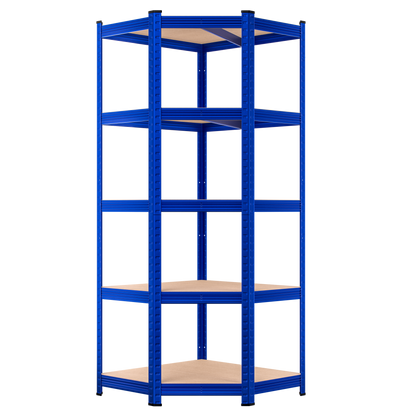 Scaffalatura pesante senza bulloni blu 180x70x40cm zincata 875kg