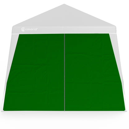 Set 2 x Gazebo da giardino Capri verde 3x3m