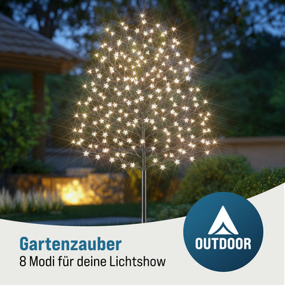 Albero di ciliegio in fiore a LED Set di 2 220cm 220 LEDs