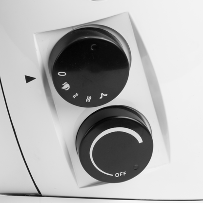 Termoventilatore effetto camino 1500 W bianco
