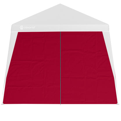 Pareti laterali per gazebo Capri 3x3m rosso