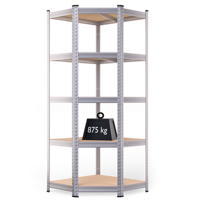 Scaffale alta portata 875kg metallo 180x70x40cm