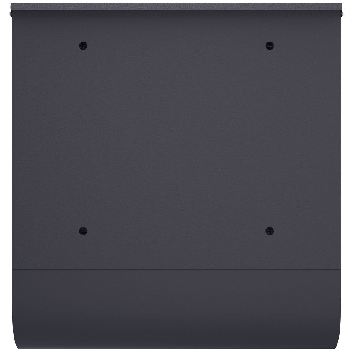 Cassetta postale acciaio nero/argento 30,5x10x33,5cm