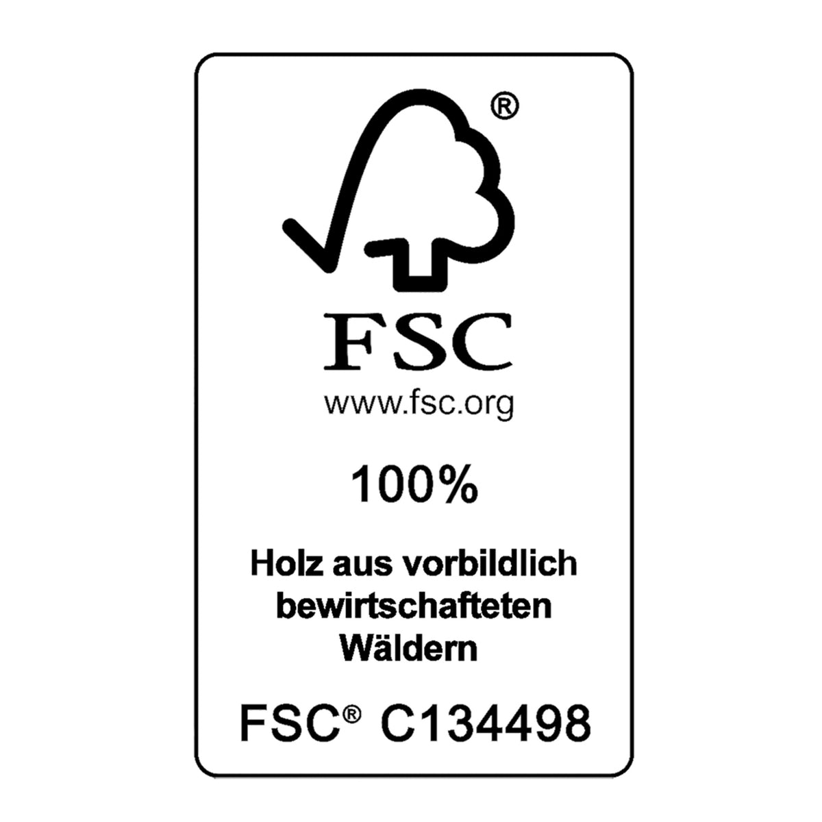 Set 2x Lettino pieghevole legno di acacia Certificato FSC®