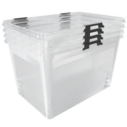 Contenitore di Plastica 2 pz 60x40x35cm 60L