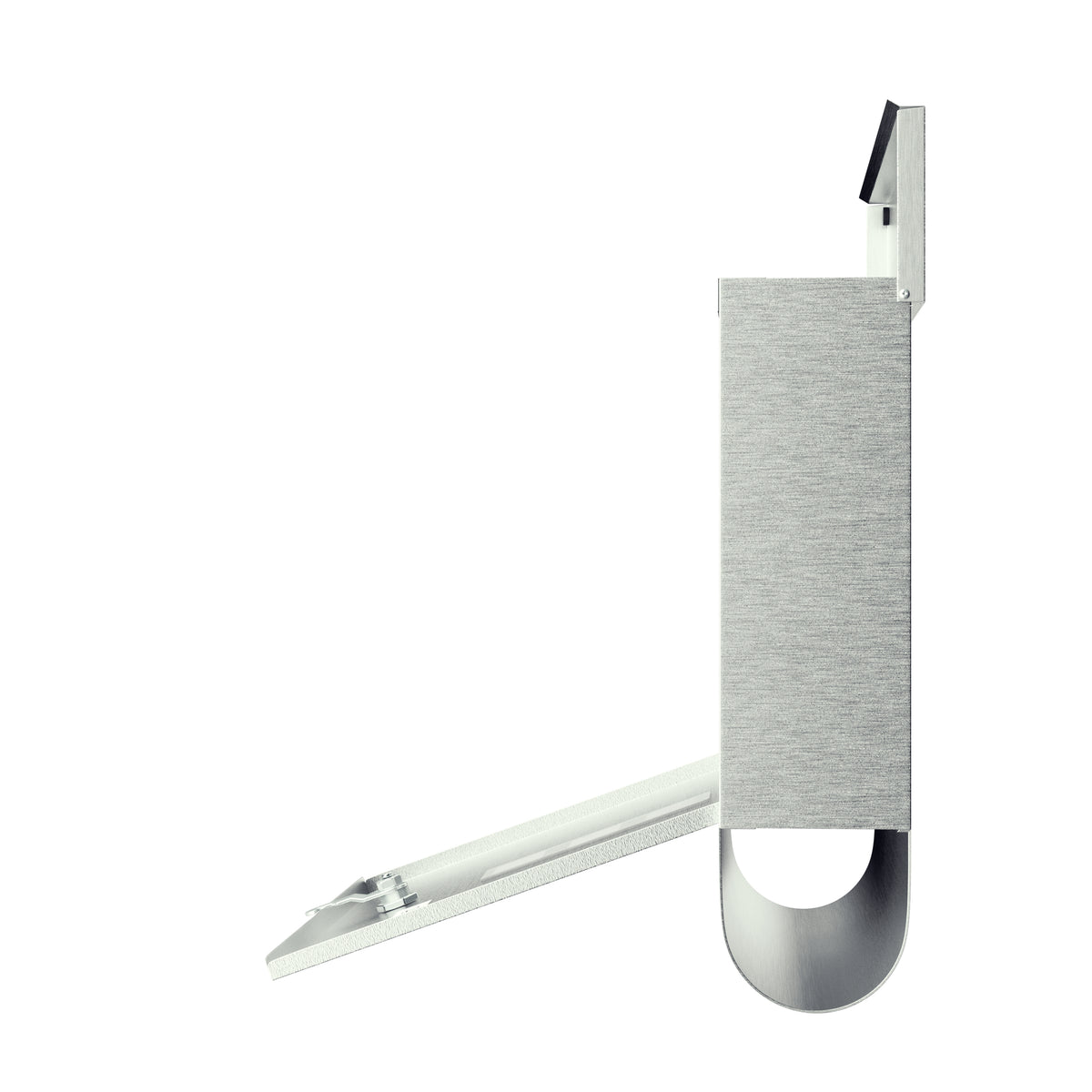 Cassetta postale acciaio inox 30,5x8,5x33,5cm