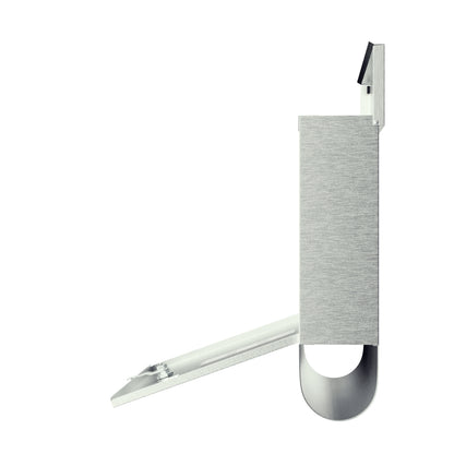 Cassetta postale acciaio inox 30,5x8,5x33,5cm