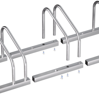 Rastrelliera per 2 bici route 50x32x27cm