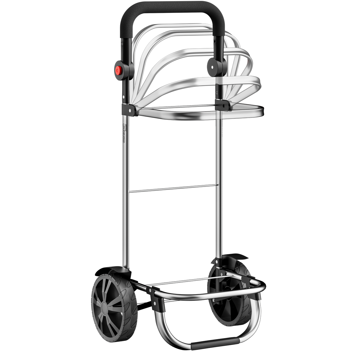 Carrello spesa nero Alu 56L 31x24x54cm