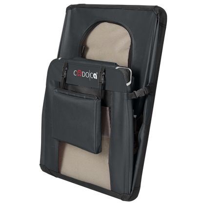 Trasportino per cani antracite M 60x42x44cm pieghevole