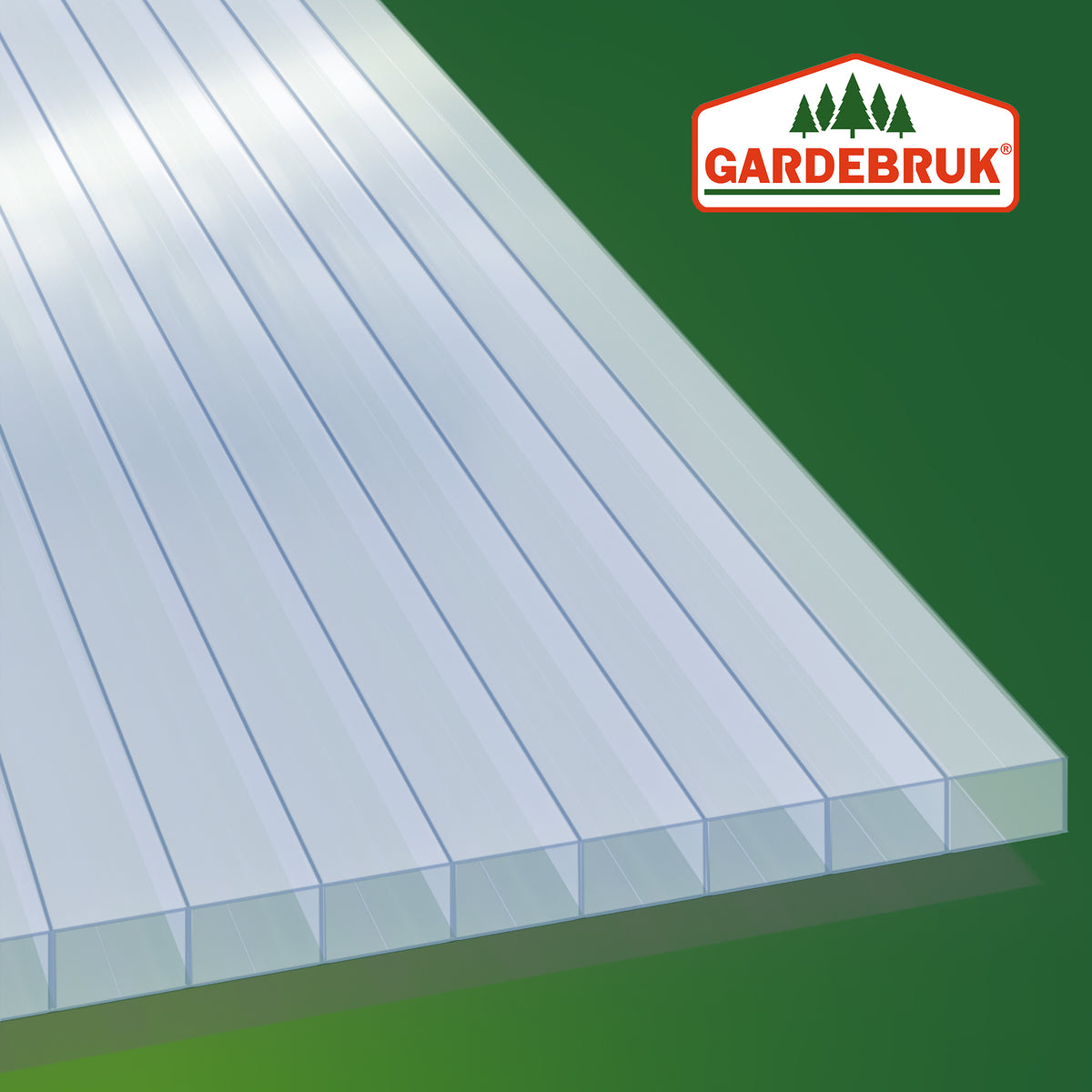 Lastre alveolari set da 10 trasparenti 6mm 7,32m²