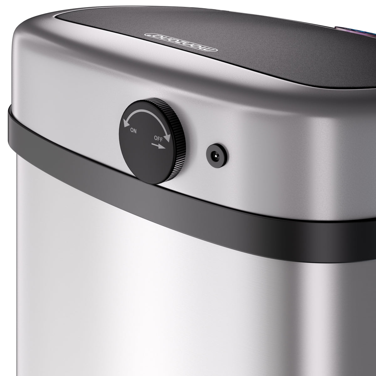Cestino a sensore in acciaio inox 50L