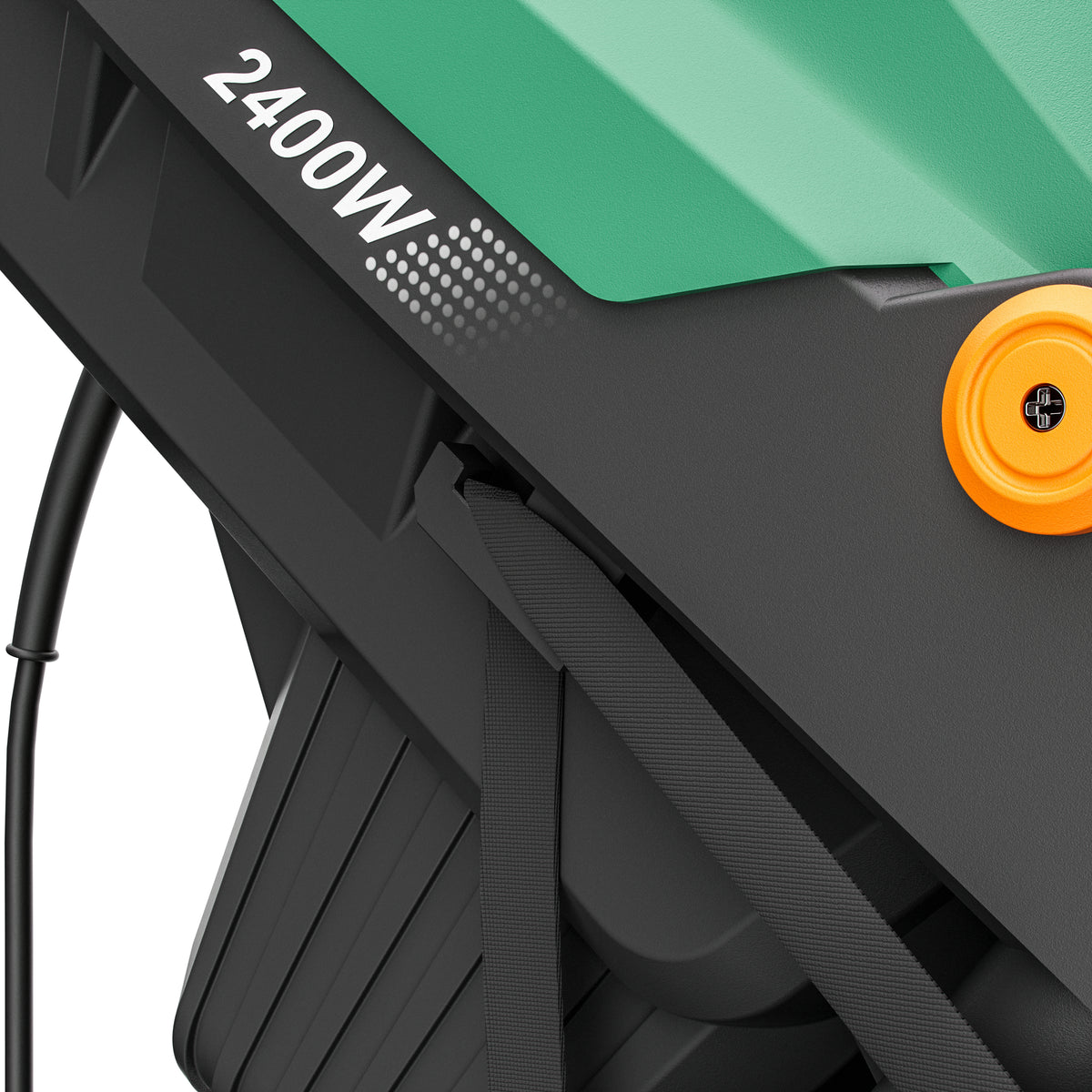Trituratore elettrico 3100W contenitore di raccolta 50L