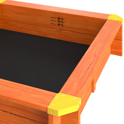 Sabbiera per bambini Merle con tetto e veranda UV 50+