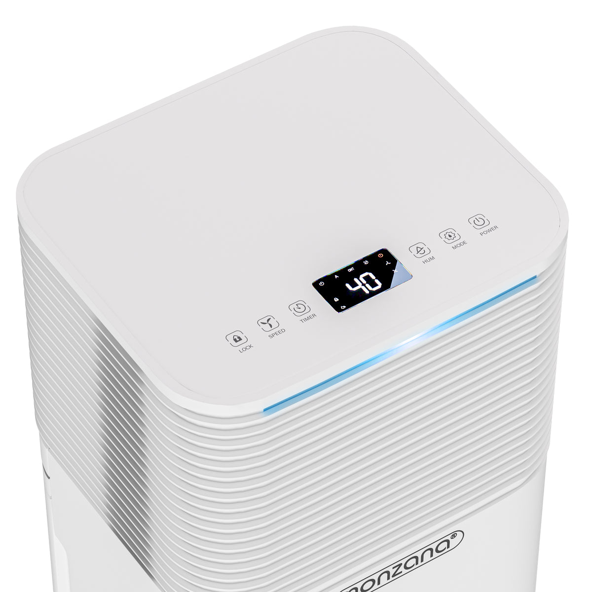 Deumidificatore elettrico 44,5x25,5x22cm 12L timer 24 ore