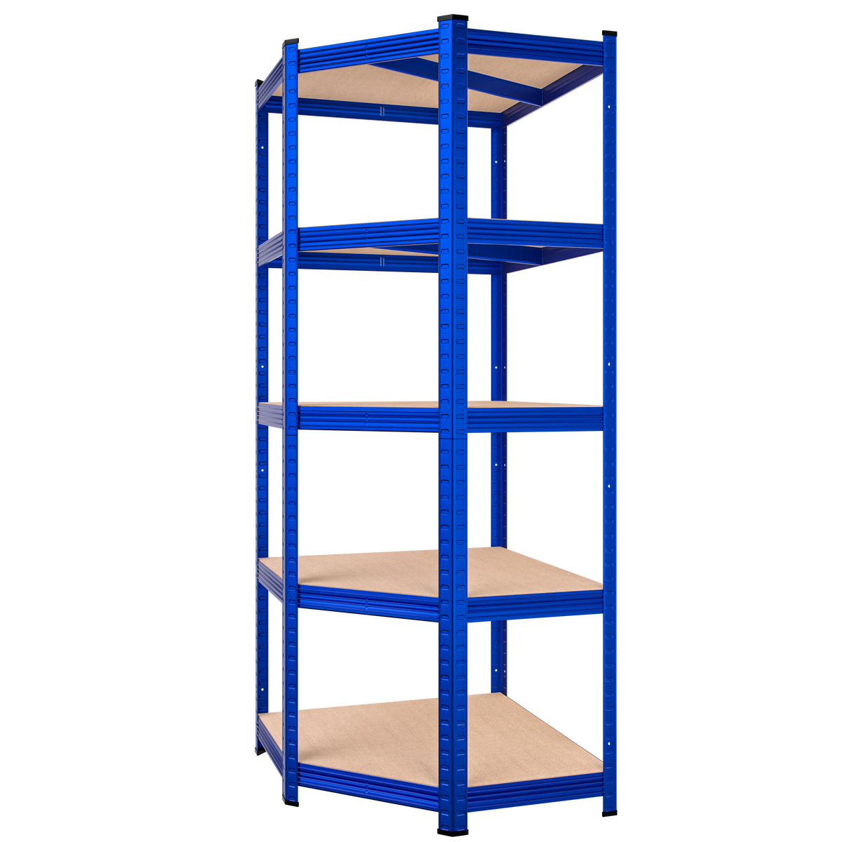 Scaffalatura pesante senza bulloni blu 180x70x40cm zincata 875kg