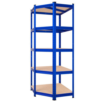 Scaffalatura pesante senza bulloni blu 180x70x40cm zincata 875kg