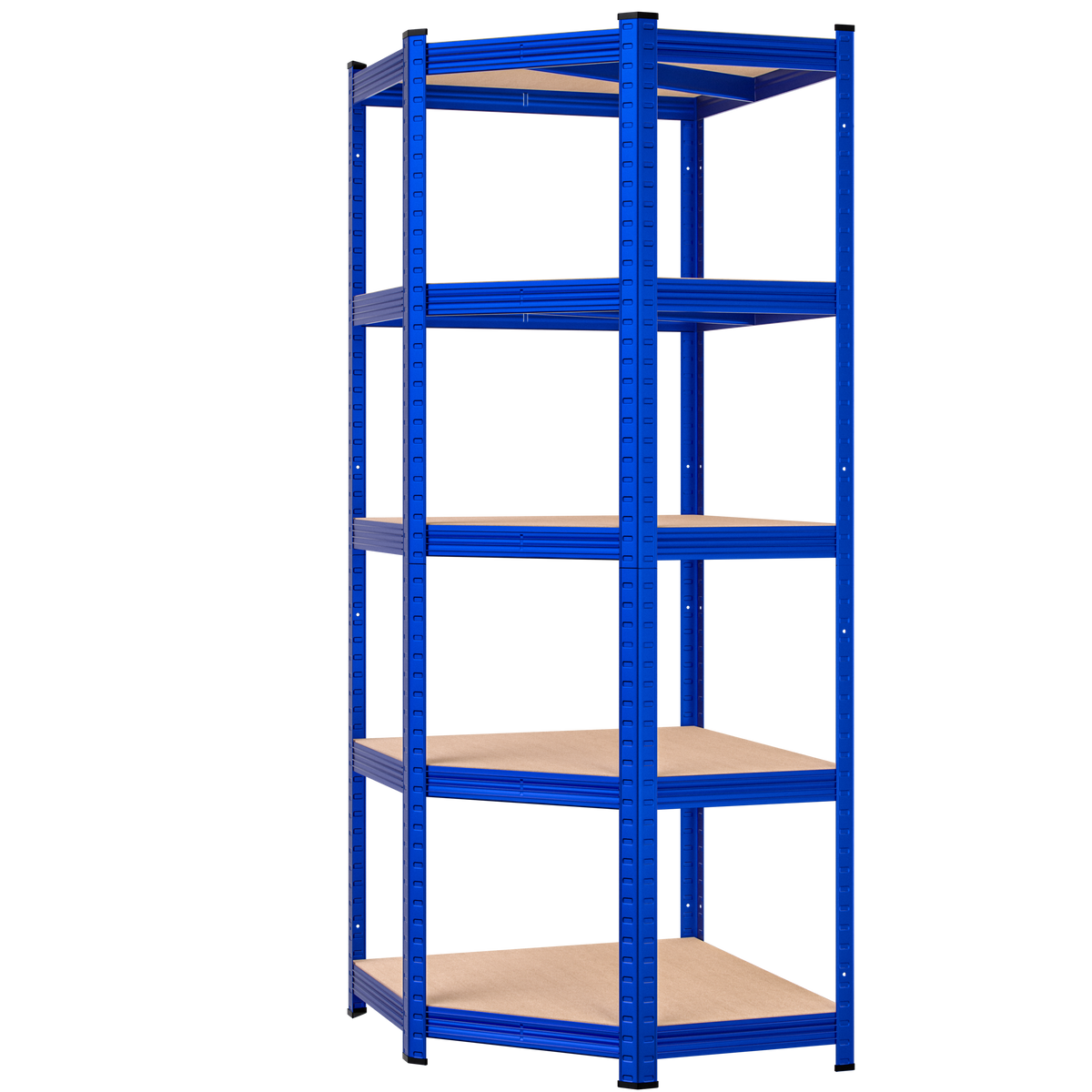 Scaffalatura pesante senza bulloni blu 180x70x40cm zincata 875kg