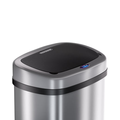Cestino a sensore in acciaio inox 50L