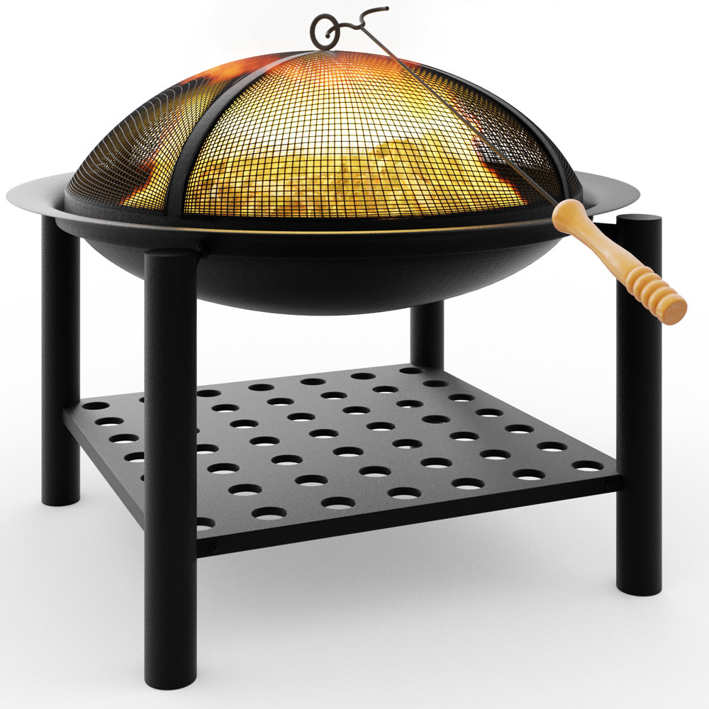 Braciere da giardino acciaio inox Ø55cm