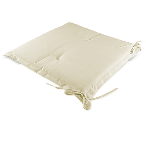 Set di 6 imbottiture per sedia beige 43x39x5cm