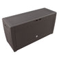 Baule da giardino Rato marrone 119x48x60cm