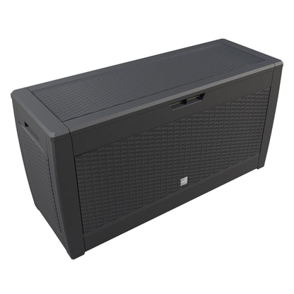 Baule da giardino Rato antracite 119x48x60cm