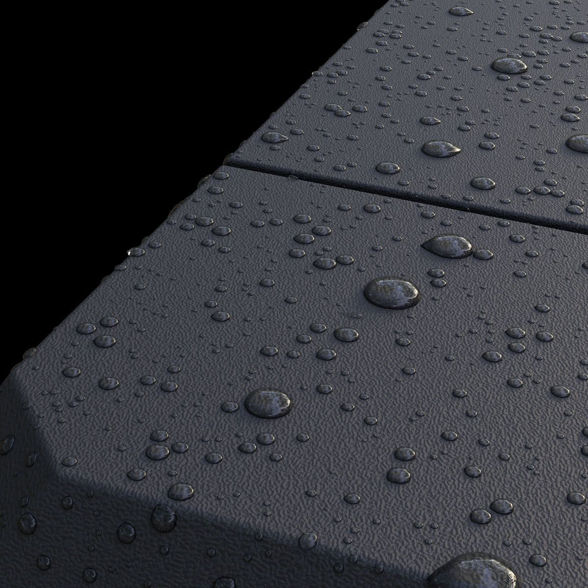 Baule da giardino Rato antracite 119x48x60cm