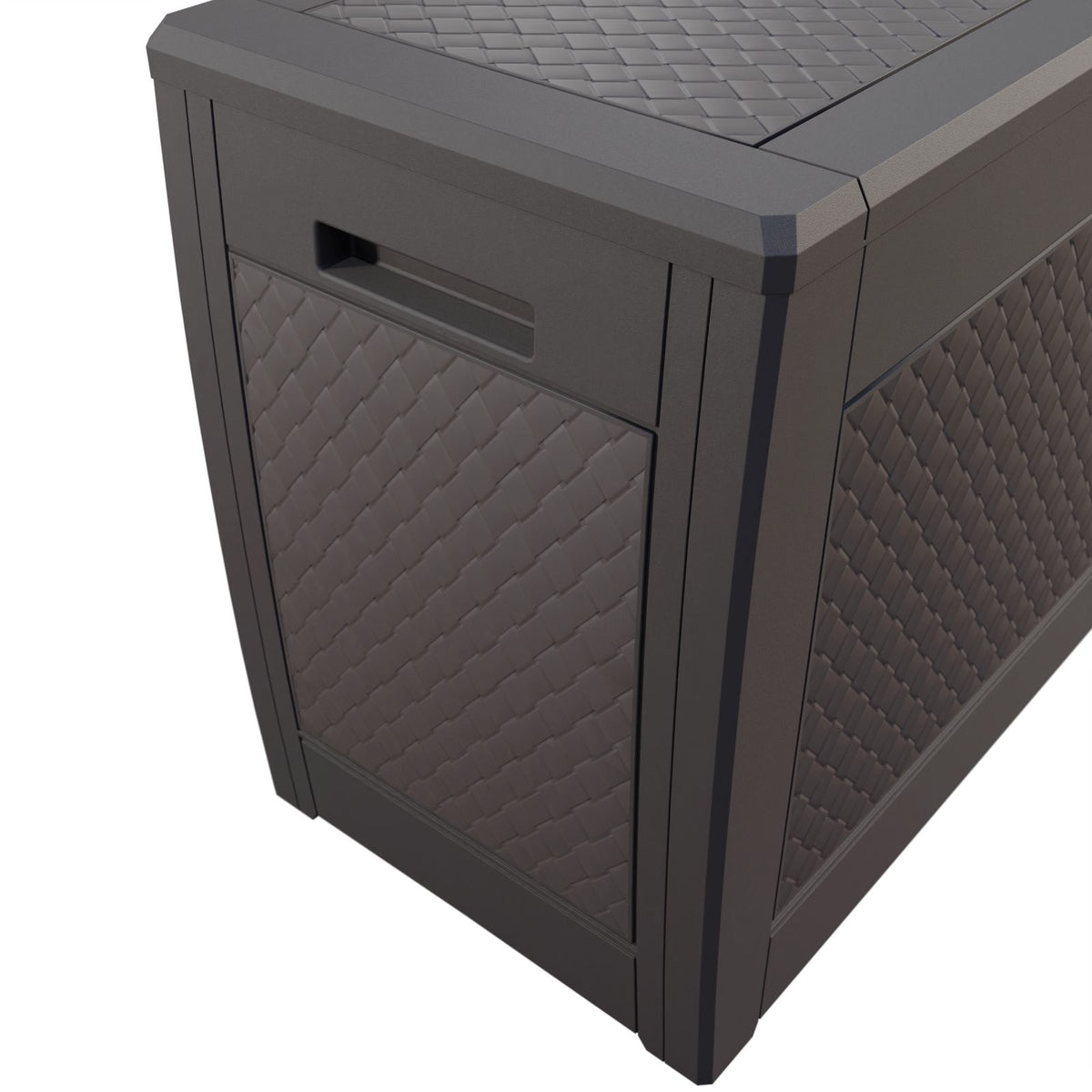Baule da giardino Matuba marrone 119x48x60cm