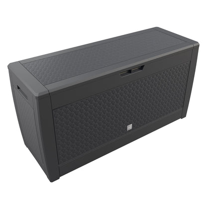 Baule da giardino Matuba antracite 119x48x60cm