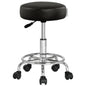 Sgabello girevole altezza regolabile nero 56x56x46-61cm