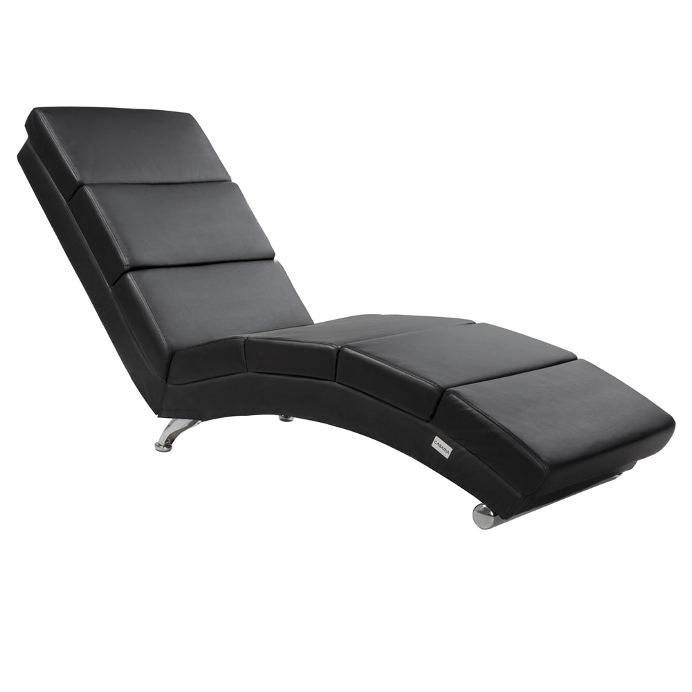 Poltrona relax London nera similpelle
