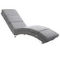 Poltrona relax London grigia tessuto
