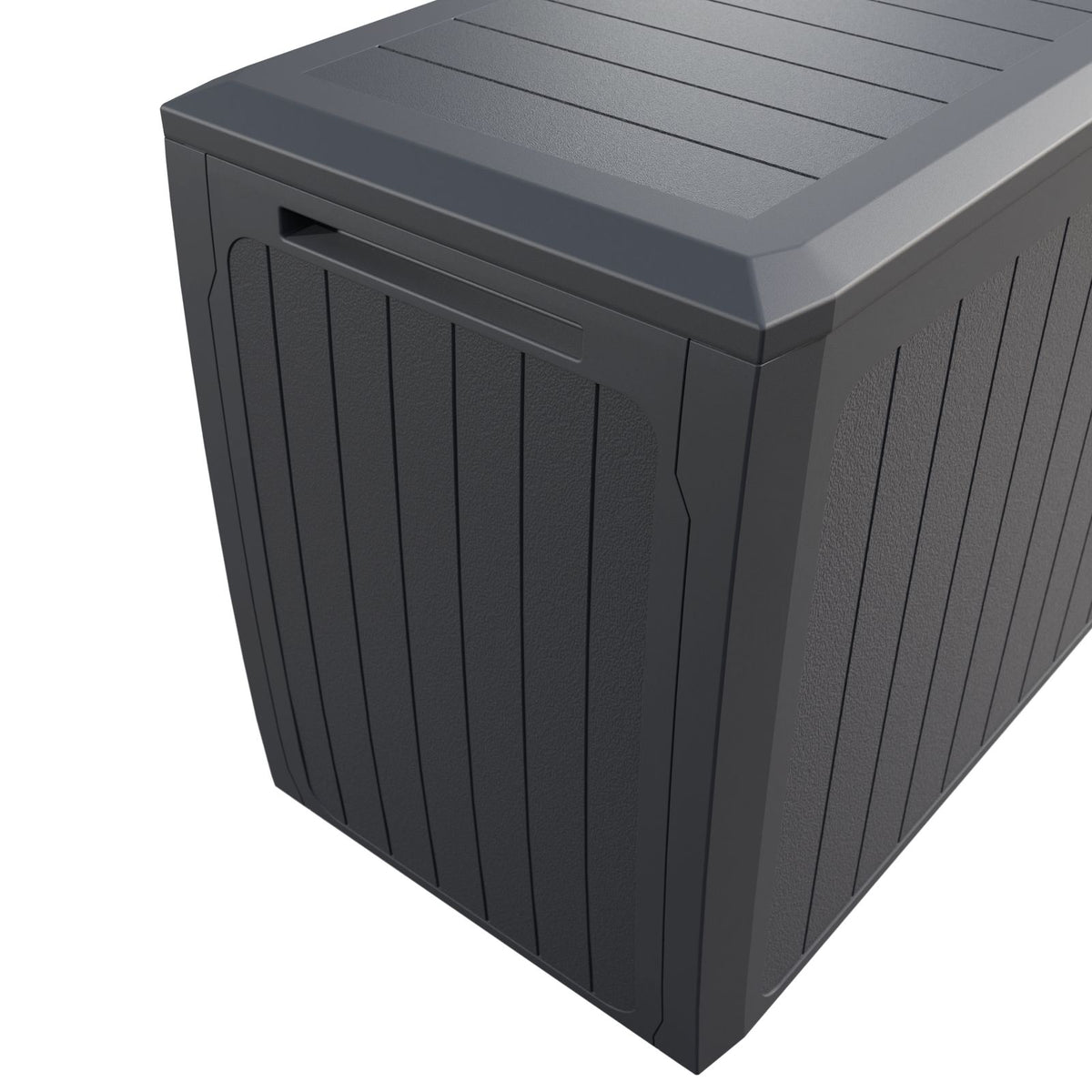 Baule da giardino Board Plus antracite 116x47x60cm