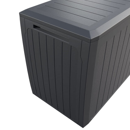 Baule da giardino Board Plus antracite 116x47x60cm