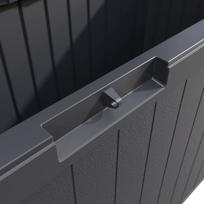 Baule da giardino Board Plus antracite 116x47x60cm