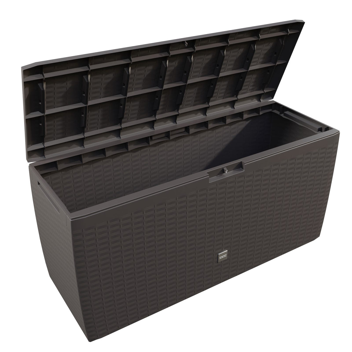 Baule da giardino Rato Plus marrone 114x47x60cm