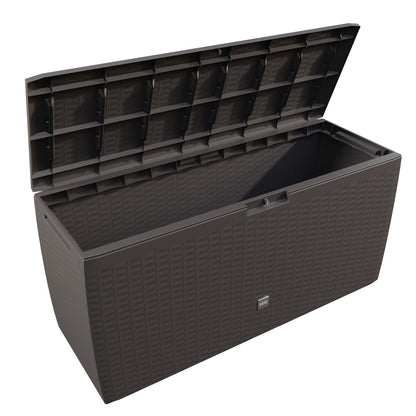 Baule da giardino Rato Plus marrone 114x47x60cm