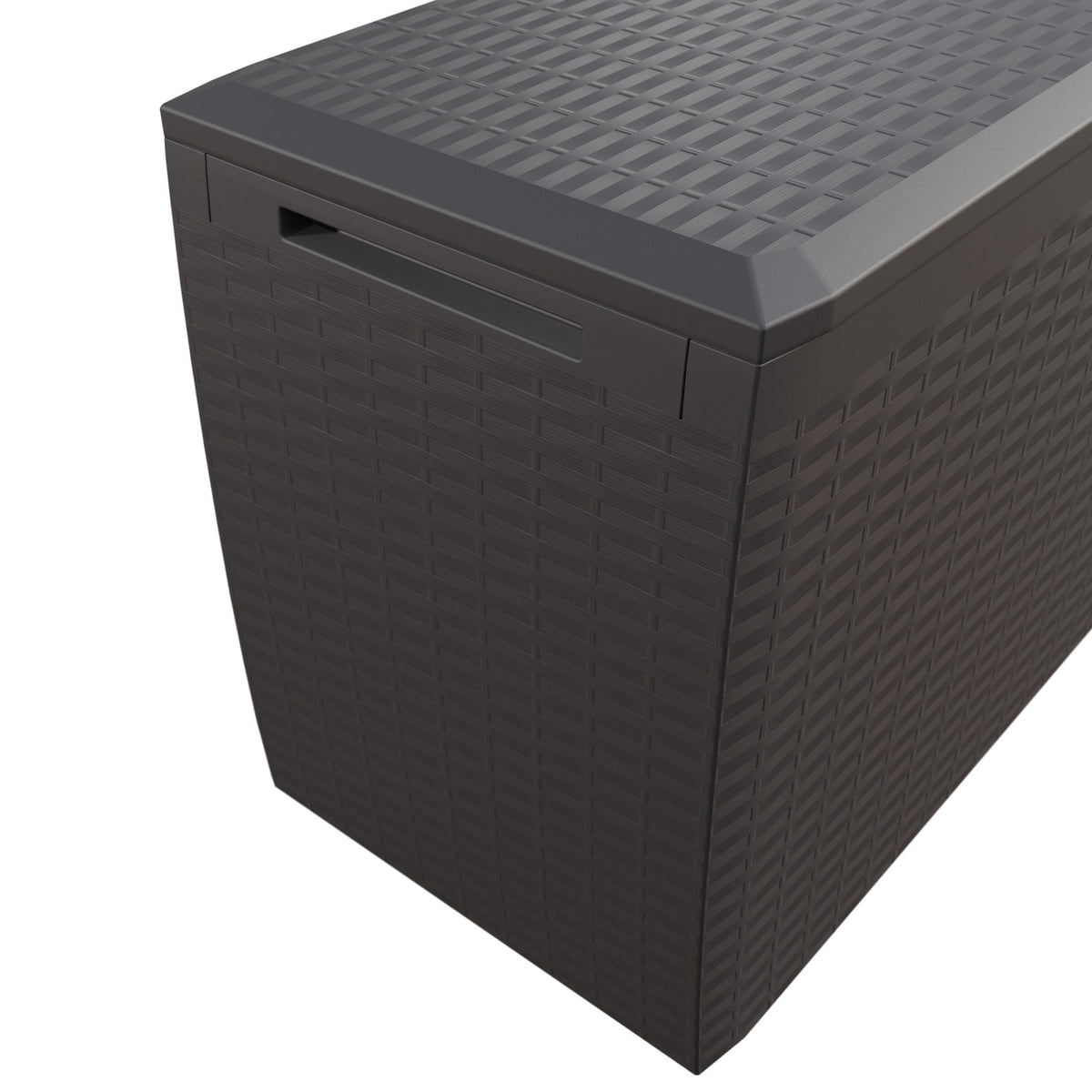 Baule da giardino Rato Plus marrone 114x47x60cm