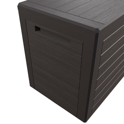 Baule da giardino Lille marrone 78x43,8x55cm