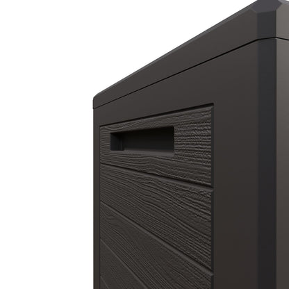 Baule da giardino Lille marrone 78x43,8x55cm