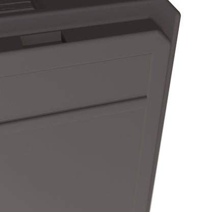 Baule da giardino Lille marrone 78x43,8x55cm