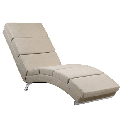 Poltrona relax London crema tessuto
