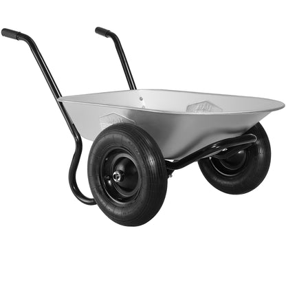Carriola in  acciaio zincato 150 kg 100 litri