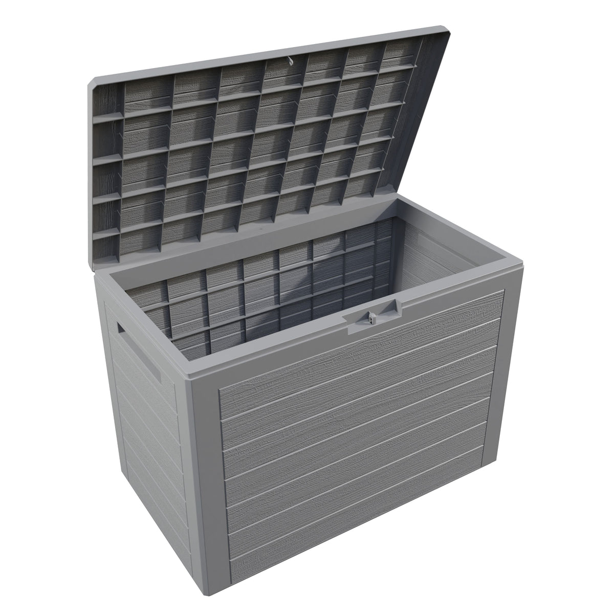 Baule da giardino Lille grigio 78x43,8x55cm