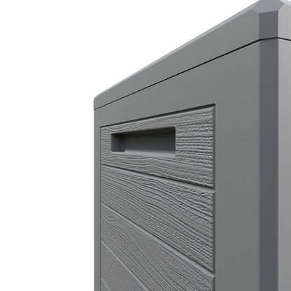 Baule da giardino Lille grigio 78x43,8x55cm